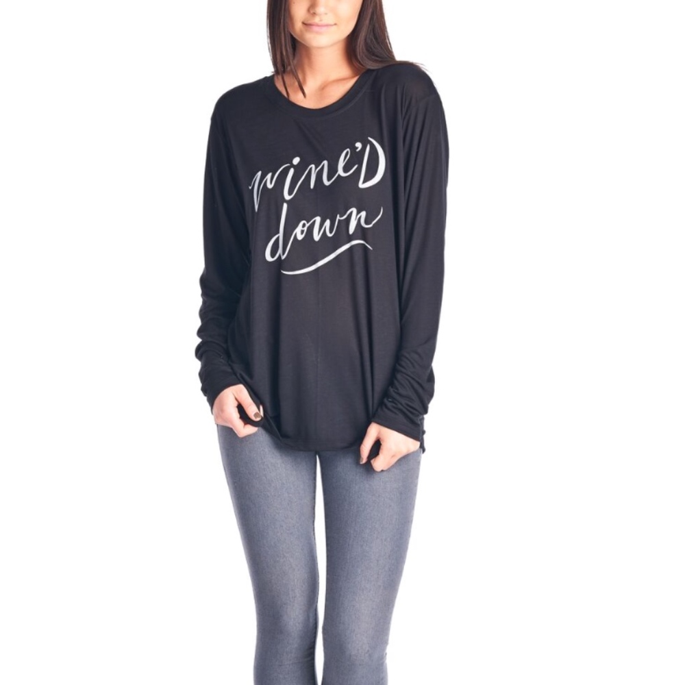 Wine graphic tee